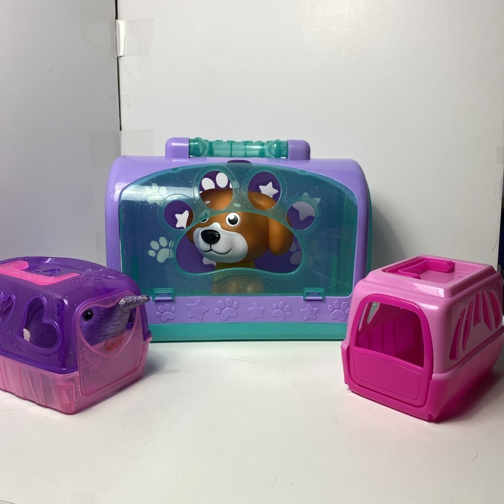Kid‎ Connection Veterinary Playset Pet Carrier Dog Barks And Works